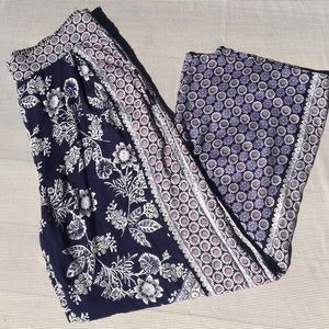 Flowy patterned pants